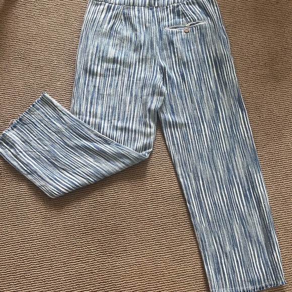 New/Without Tags. Overstock. Free People Marta Yarn Dye Trousers - Picture 4 of 9